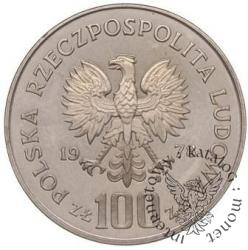100 złotych -Adam Mickiewicz - profil z lokiem